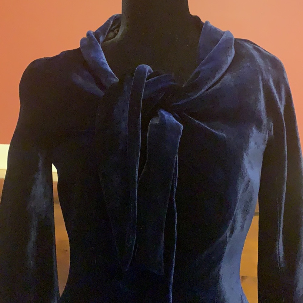 - Alberta Ferretti Velvet Blazer - - Picture 2 of 10